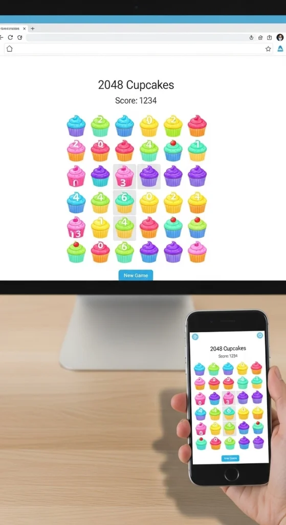 2048 Cupcakes Classic Play