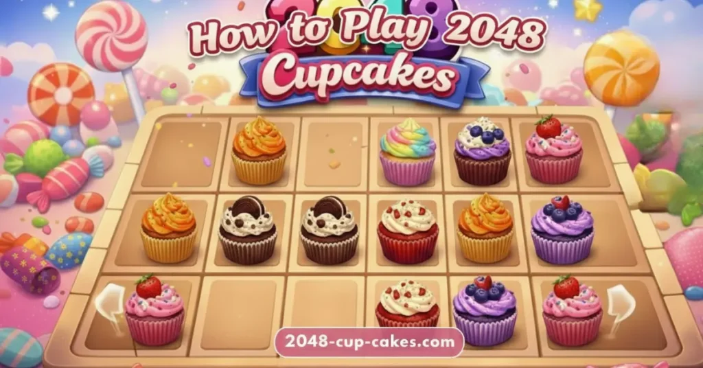 How to Play 2048 Cupcakes