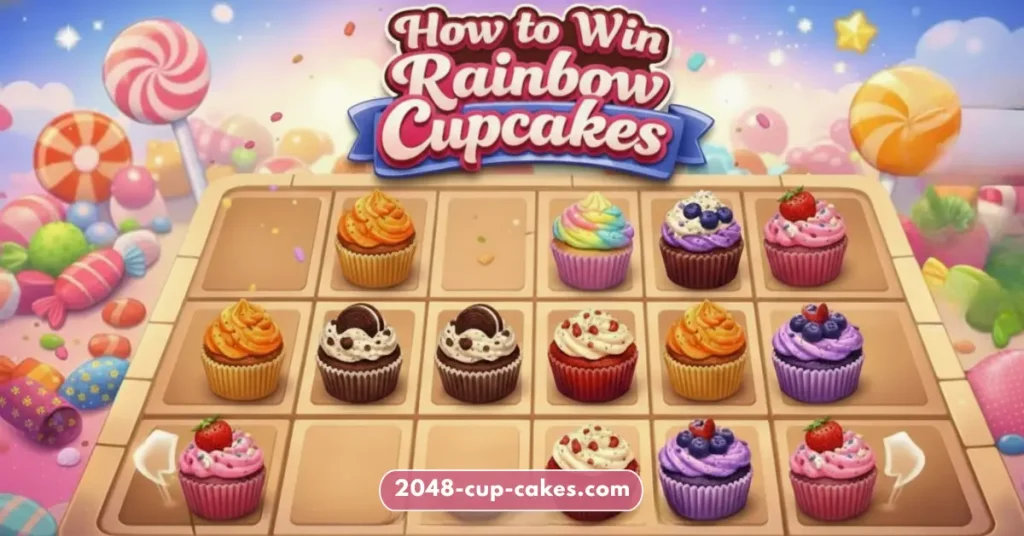 How to Win Rainbow Cupcakes