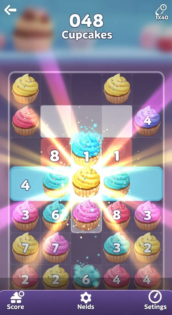 Play 2048 Cupcakes