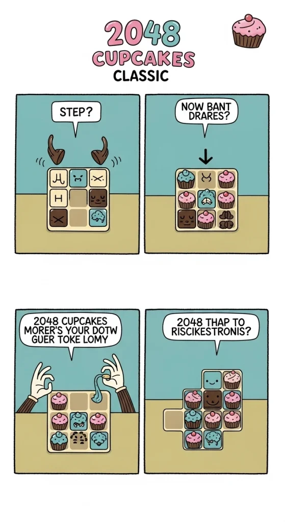 Play 2048 Cupcakes Classic