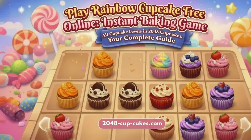 Play Rainbow Cupcake
