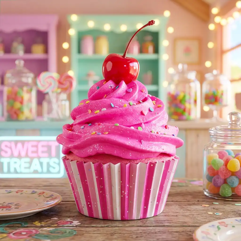 The 256 Bubblegum Cupcake